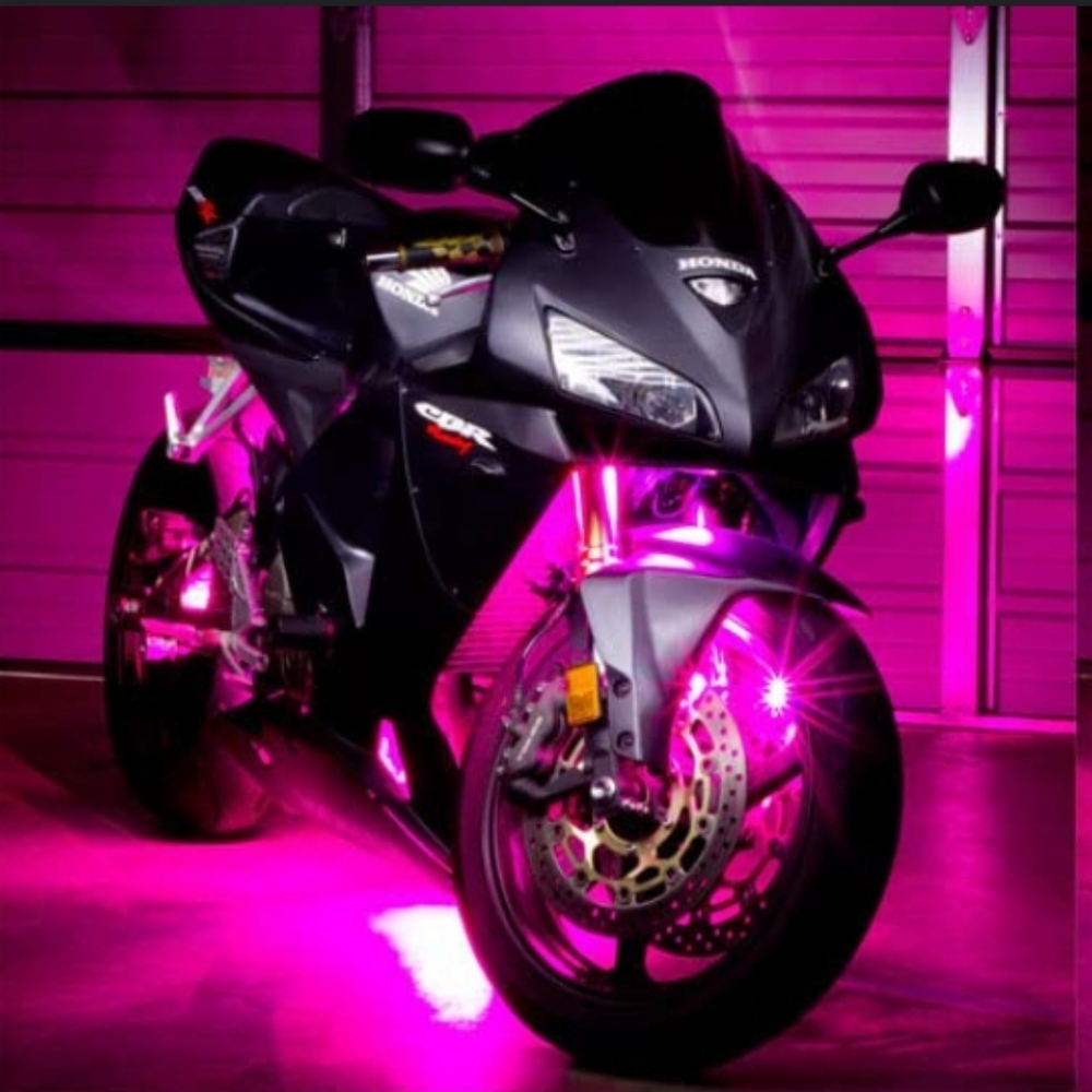 Pink LED Motorycle Wheel Lights